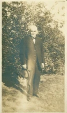 Dapper Gentleman RPPC Vintage Postcard