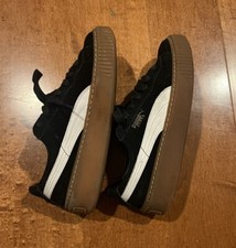 puma suede core platform black/gum