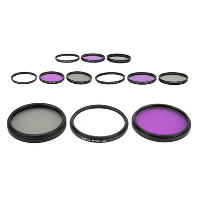 3x/set Multi Coated Lens Filter Kit UV CPL Lens Filter Set For Digital C Kit