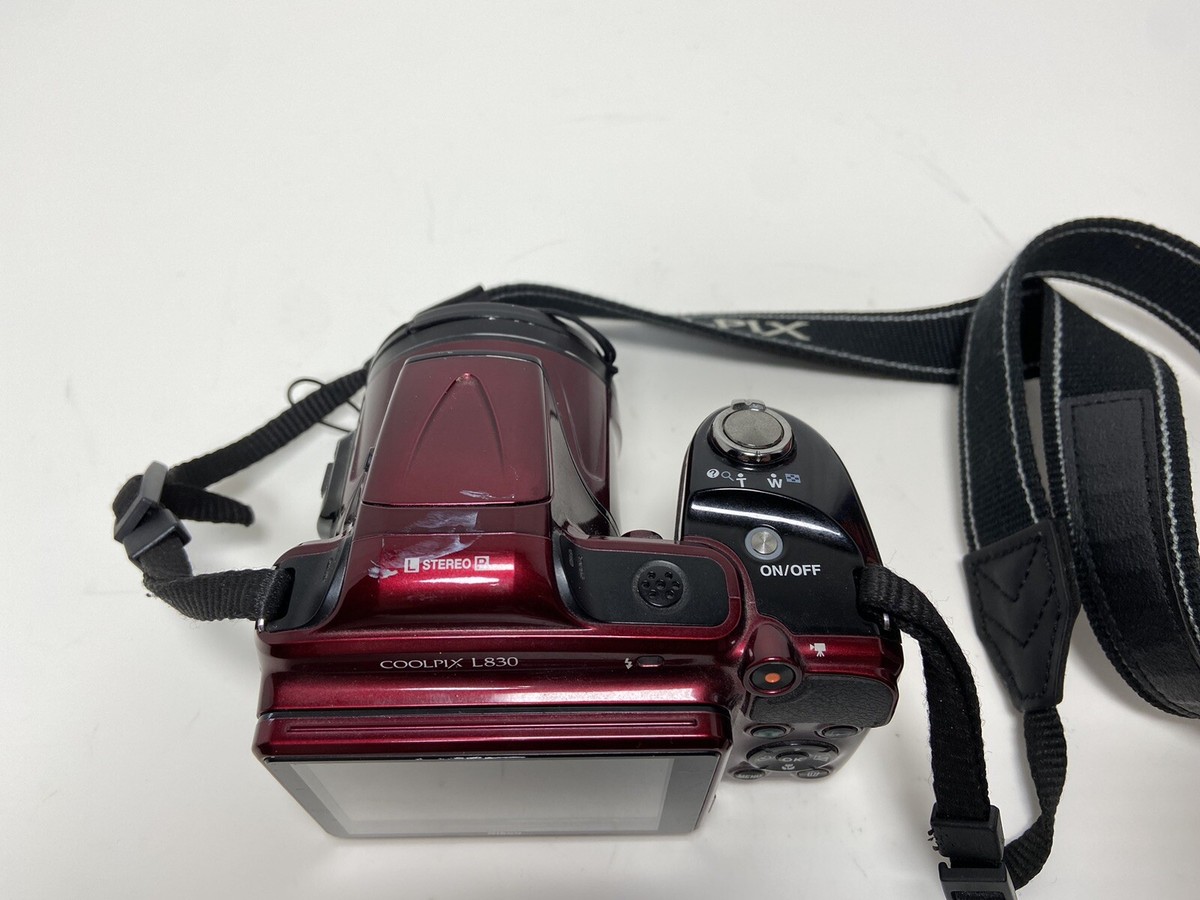 Nikon Coolpix L830 Red Digital Camera 34x Zoom 16 Megapixels | eBay