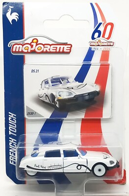 Majorette Citroen DS21 French Touch White 1:59 (3