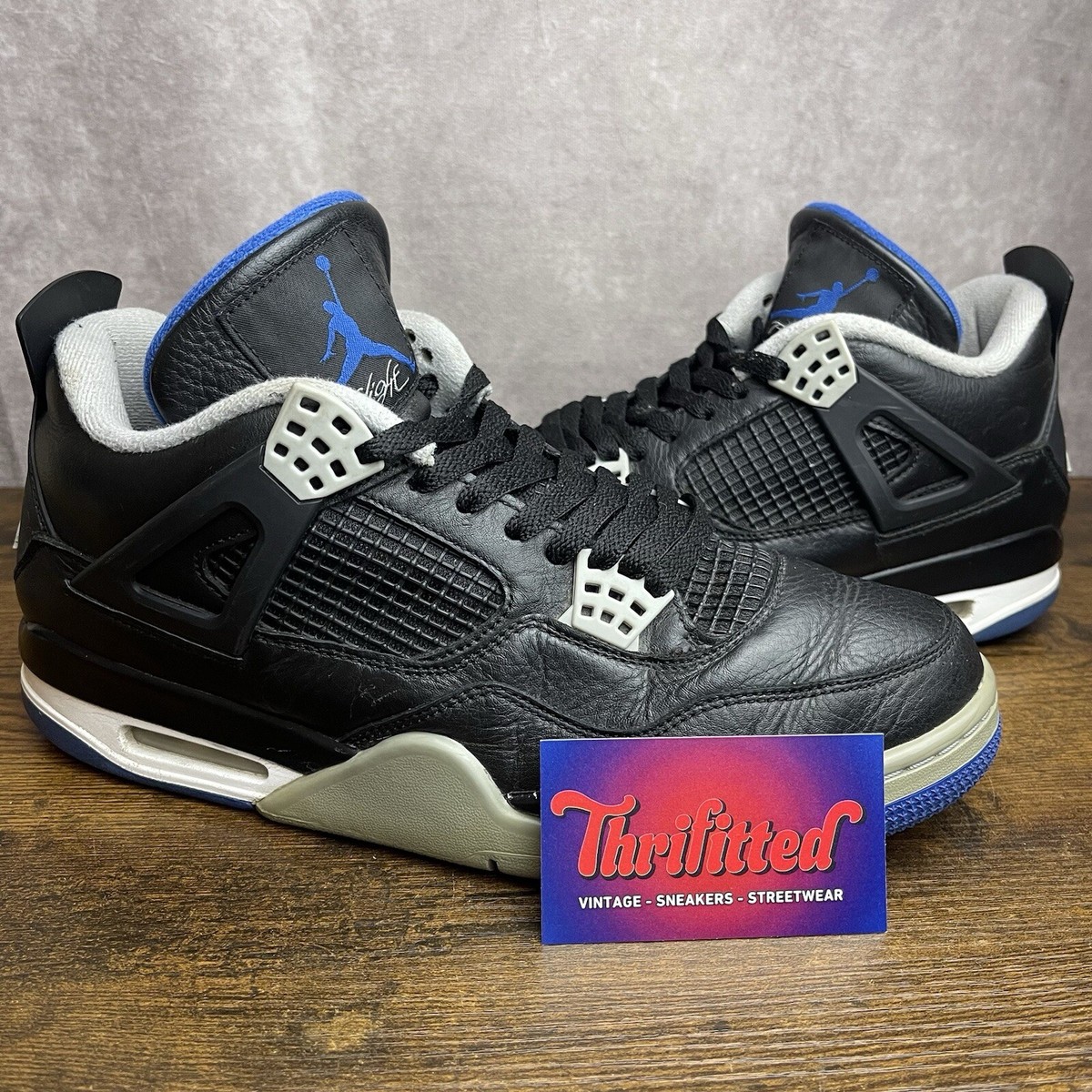 Jordan 4 Retro Motorsports Alternate 2017 Size 11 308497-006 Black