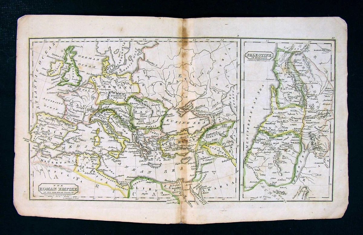 Map of the Roman Empire at It's Greatest Extent. Ancient