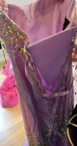 Flirt By Maggie Soterro Dress "Iridescent Lilac" Sz 2 Dress Princess Prom NWT - Picture 11 of 16