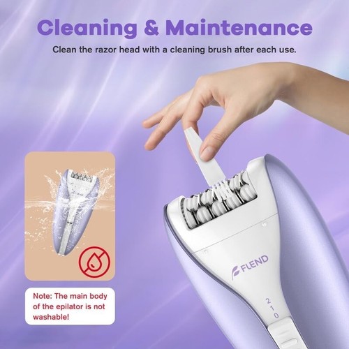 Epilator for Women, Face Epilator with 2-Speed, Quiet Facial Hair Remover for Wo - Picture 4 of 8