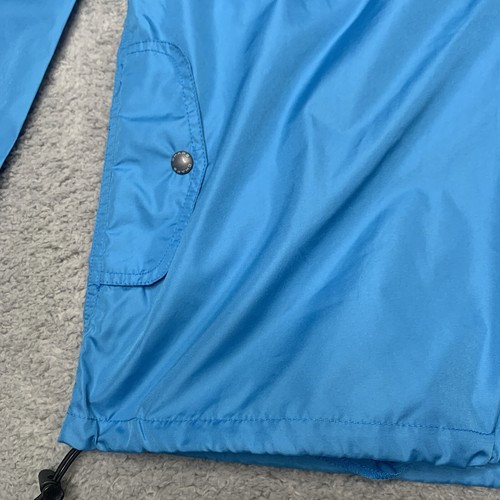 Chaps Ralph Lauren Jacket Mens XL Blue Teal Pullover Windbreaker 1/4 Zipper Snap - Picture 7 of 11