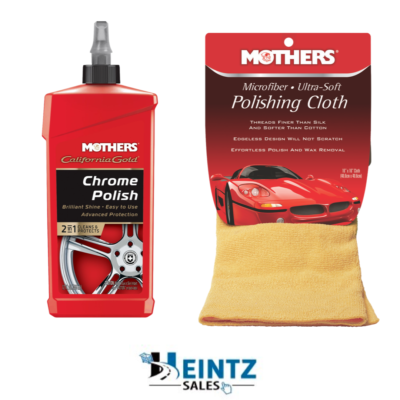 MOTHERS 05212 + 155200 California Gold Chrome Polish - W
