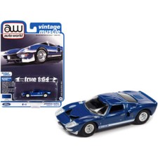 Ford GT 40 1965 Blu **RR** Auto World Premium 1:64
