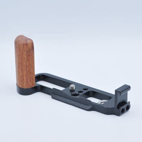 For Fuji X100V Camera Wooden Quick Release Plate L Plate Camera Holder handle - Picture 1 of 9