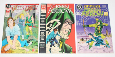 Green Arrow Annual #1,2,3 (1987 Series DC Comics) Fables, Mike Grell Set Run