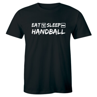 Eat Sleep Handball Repeat Funny Beach Vacation Handball Men's T-shirt Tee