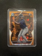 2023 Bowman Chrome Sapphire Lyonell James Bowman 1st Orange #12/50 REDSOX