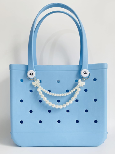 Boho Pearls Bow Charms for Bogg Bag Accessories, Rubber Beach Bag, 90 - Picture 6 of 12