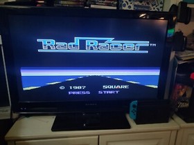 Rad Racer NES cart only CLEANED & TESTED (Nintendo Entertainment System, 1987)