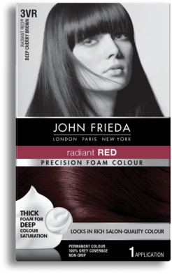 John Frieda Radiant RED 3VR Permanent Foam Hair Color, 1 Application | eBay