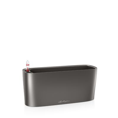 Lechuza Pflanzgefäß Delta 10 anthrazit metallic 15467