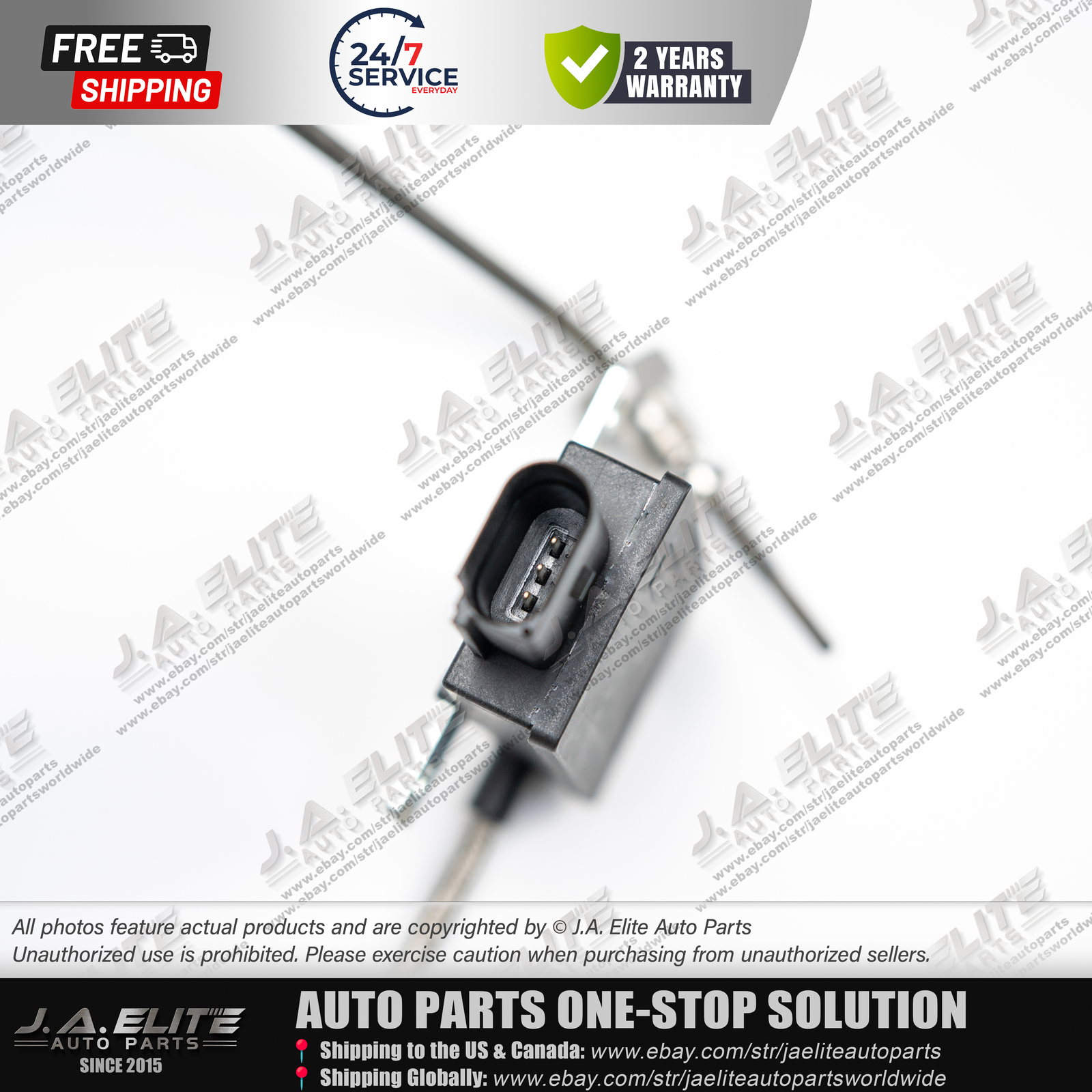 Exhaust Temperature Sensor for Bentley Continental GTC GT Flying Spur 07C919529L