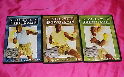 💥 LOT OF 3 BILLY'S BOOTCAMP BILLY BLANKS DVD BASIC TRAINING AB's ...