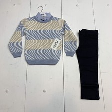 KTS little wardrobe Boys Outfit Sweater Button Up Pants Size 5Y