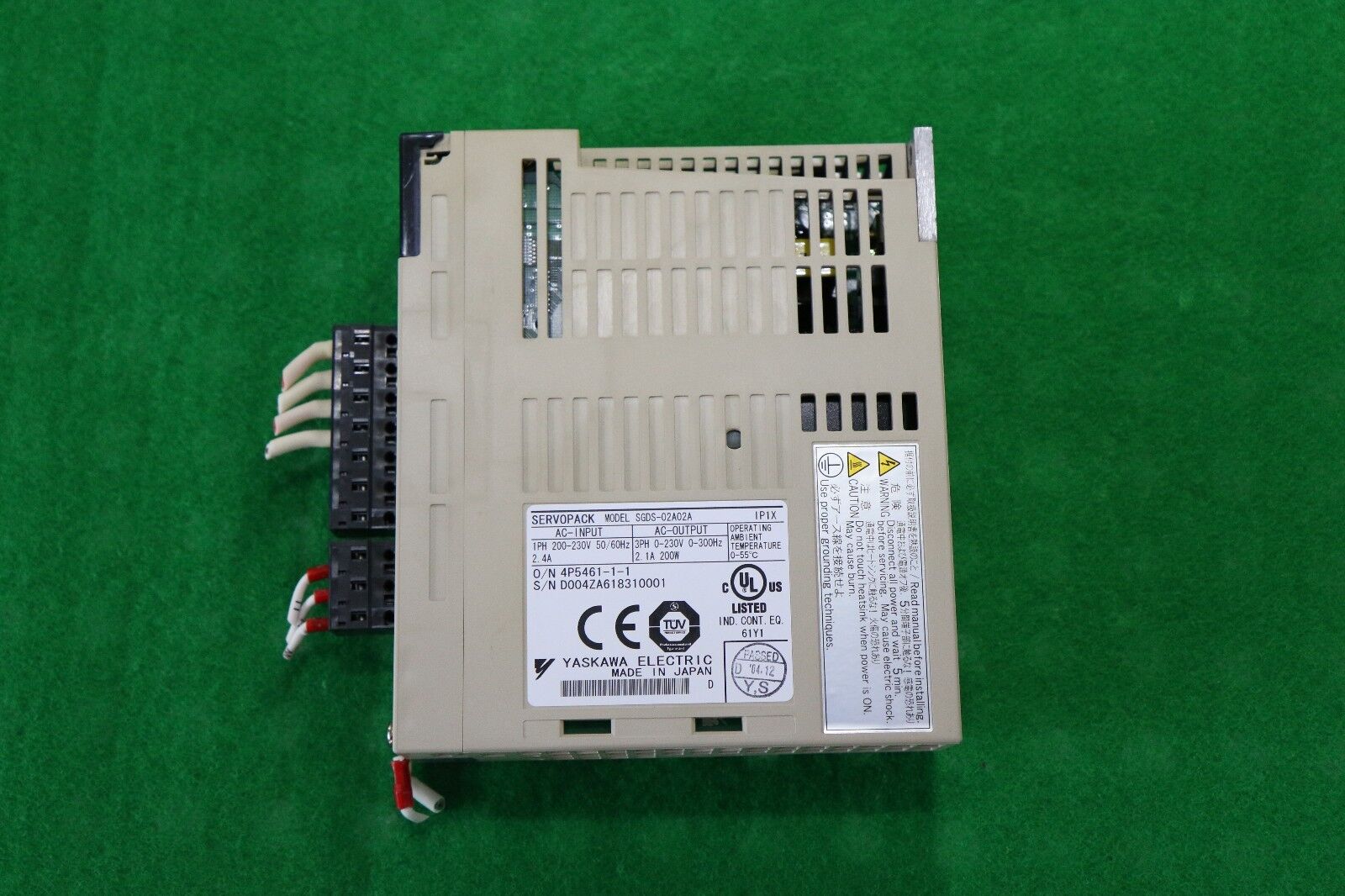 YASKAWA Used SGDS-02A02A SERVOPACK