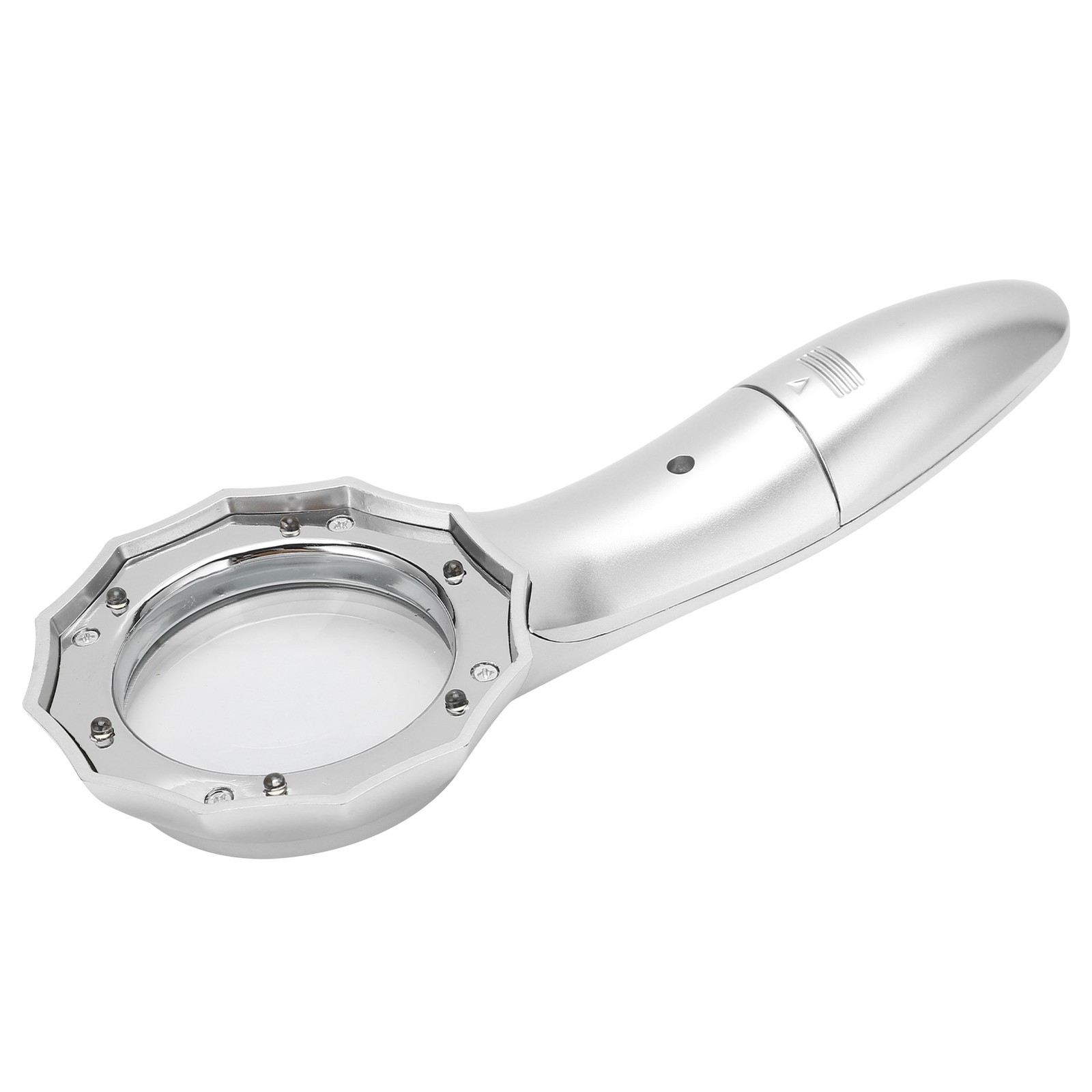 TH‑600554 Handheld Magnifier With 6LED Small Lace Observation Magnifying Glass F
