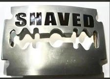 Shaved Belt Buckle Great American Products 2006 Shaving Blade Belt Buckle