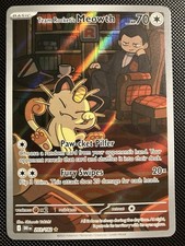The Pokémon Company Team Rocket's Meowth 203/182 destined rivals on eBay