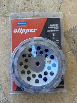 Norton 7 x 5/8-11 Wet/Dry Cut - Clipper Classic Double Row Diamond