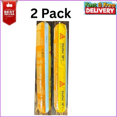 2 Pack Sika Sikaflex NP1 Polyurethane Sealant 20 fl oz White Sausage