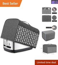 Durable Foldable Toaster Cover - Fits Most 2 Slice Models, Stylish Design