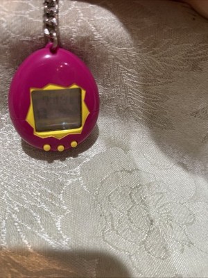 BANDAI Original 1997 Tamagotchi Virtual Pet Dark Pink & Yellow