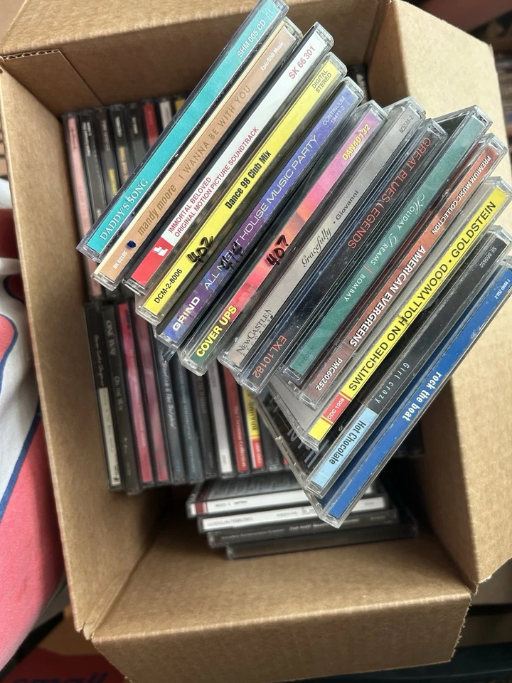 Bulk Music CDs Lot of 50–60 Minimum Per Box (Mixed Genre Lot, All Random) Used - Image 4 of 4