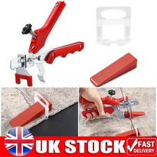 400pcs 2mm Tile Leveling Spacer System Tool Clips Wedges Flooring Lippage Plier