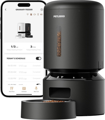Automatic Cat Feeder, 5G Wifi Automatic Dog Food Dispenser with Freshness Preser