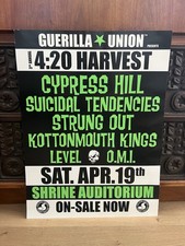 RARE Cypress Hill 2003 4:20 Harvest Festival Concert Poster LA Hip Hop Rap