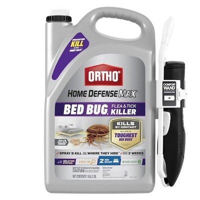 Ortho Home Defense Max Bed Bug, Flea and Tick Killer with Comfort Wand, 1 gallon