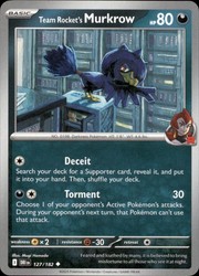 Team Rocket's Murkrow 127/182 Destined Rivals