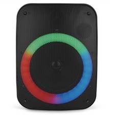 PBX-136 Portable Bluetooth Speaker with LED Party Lights - Built-in 6.5  Subwoof