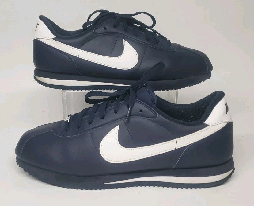 Nike Cortez Basic Leather Blue | eBay