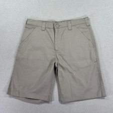 NEW Carhartt Shorts Mens 34 Beige Basic Work Chino Cotton Canvas 10.5 Inseam