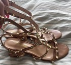 Comfity Nude Rock Stud Sandals heels 8.5 Worn 4x — photo 2