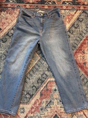 Levi Strauss Signature Vintage High Rise Straight Leg Jeans Womens 12