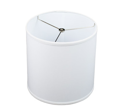 Fenchel Shades Custom 10.5in x 10.5in x 10.5in Off White Fabric Drum Lampshade