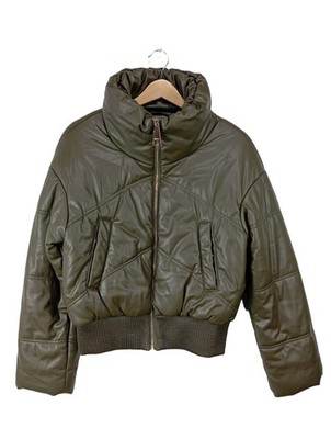 LIU JO Bomberjacke Damen Jacke Gr. DE 36 khaki Casual-Look