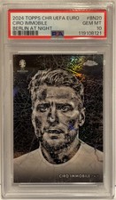 Ciro Immobile Berlin At Night Topps Chrome UEFA Euro 2024 PSA 10