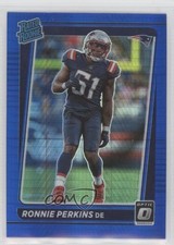 2021 Panini Donruss Optic Rated Rookie Blue Hyper Prizm Ronnie Perkins #283 0y0n