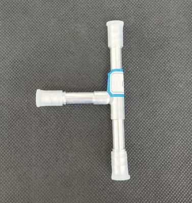 A/C AC FITTING BARBED PUSH ON 3 WAY TEE HOSE SPLICER #12 HOSE ALUMINUM 6204