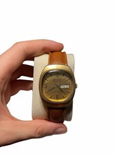 Glashütte Spezichron Automatik goldfarbene Day-Date Für 30 jährige Dienstzeit