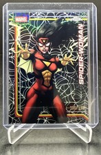 2026 Topps Chrome Marvel Comics Spider-Woman Spider-Web Refractor 396/399 #167