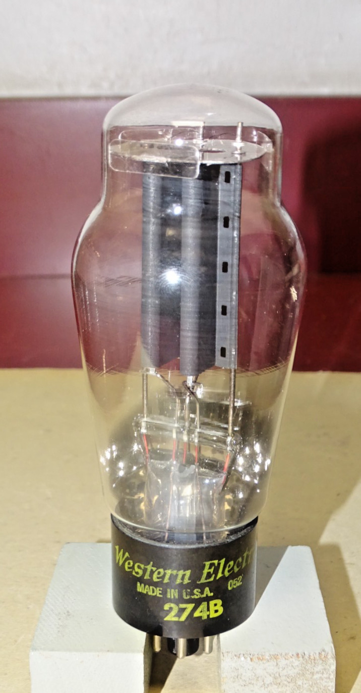 Western Electric Type 274B Radio/Audio Rectifier Tube, Strong
